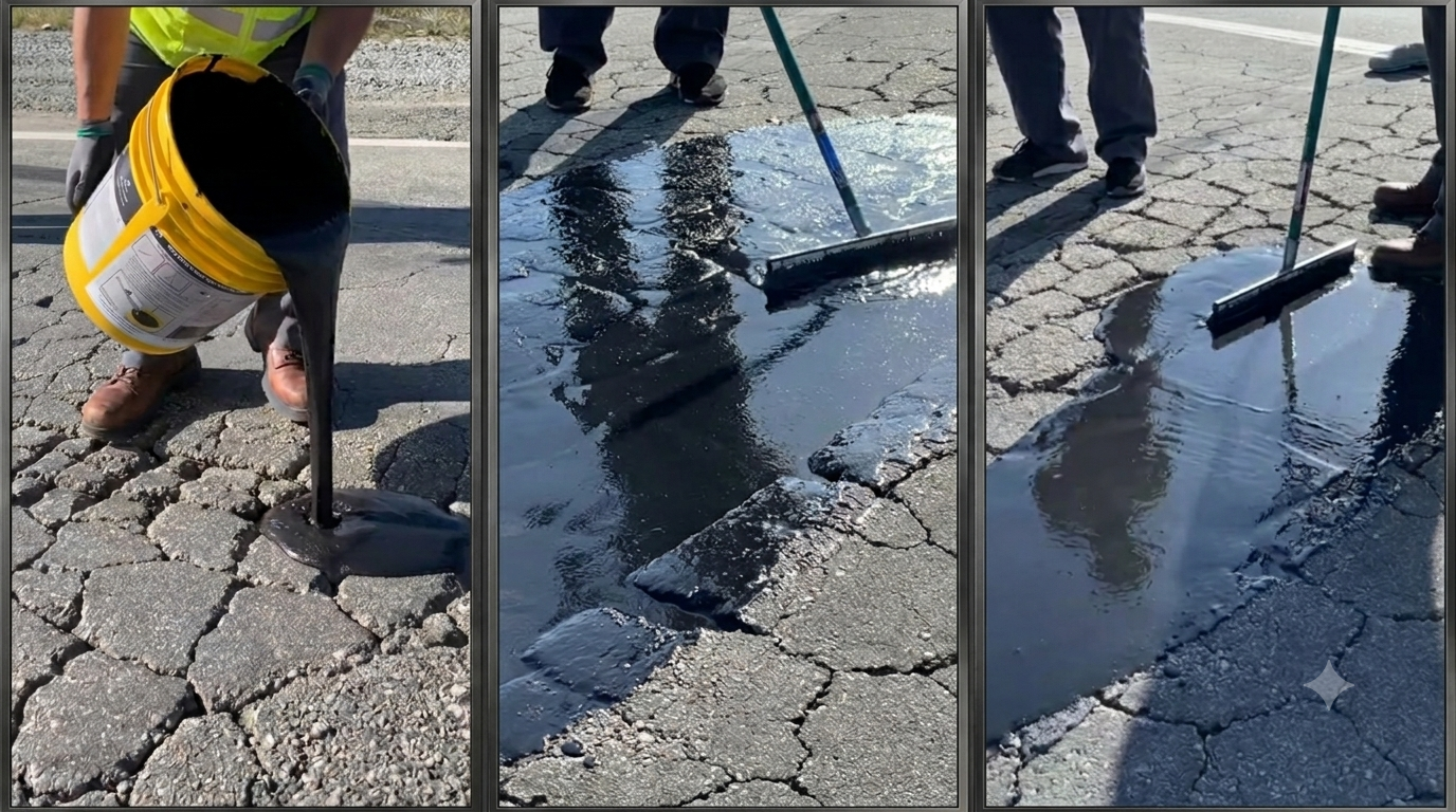 Alligator crack repair FastPatch